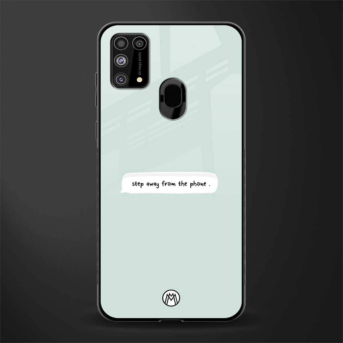 step away from the phone glass case for samsung galaxy f41 image