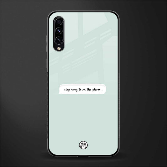 step away from the phone glass case for samsung galaxy a70 image