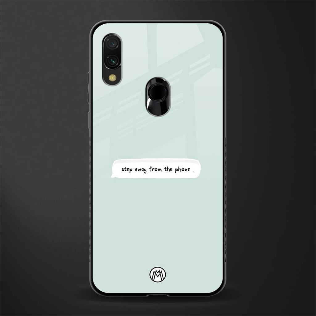 step away from the phone glass case for redmi note 7s image