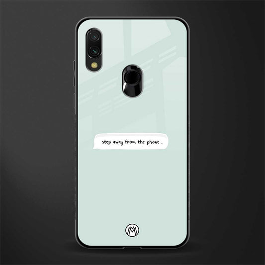 step away from the phone glass case for redmi note 7 pro image