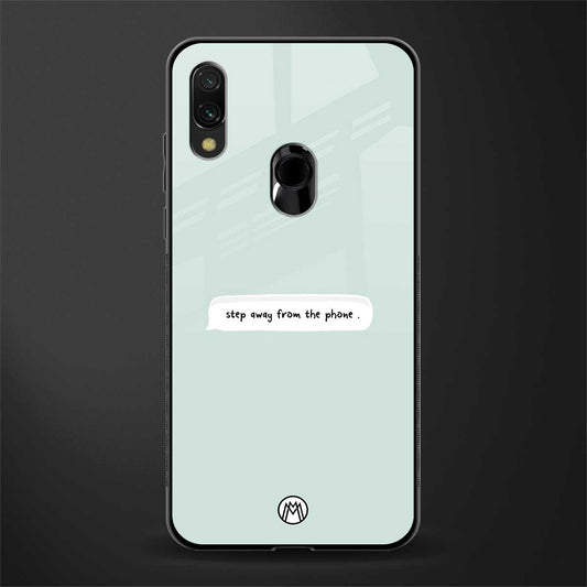 step away from the phone glass case for redmi y3 image