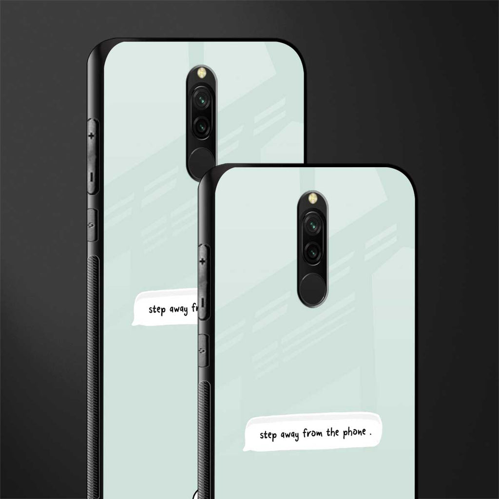 step away from the phone glass case for redmi 8 image-2