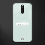 step away from the phone glass case for redmi 8 image