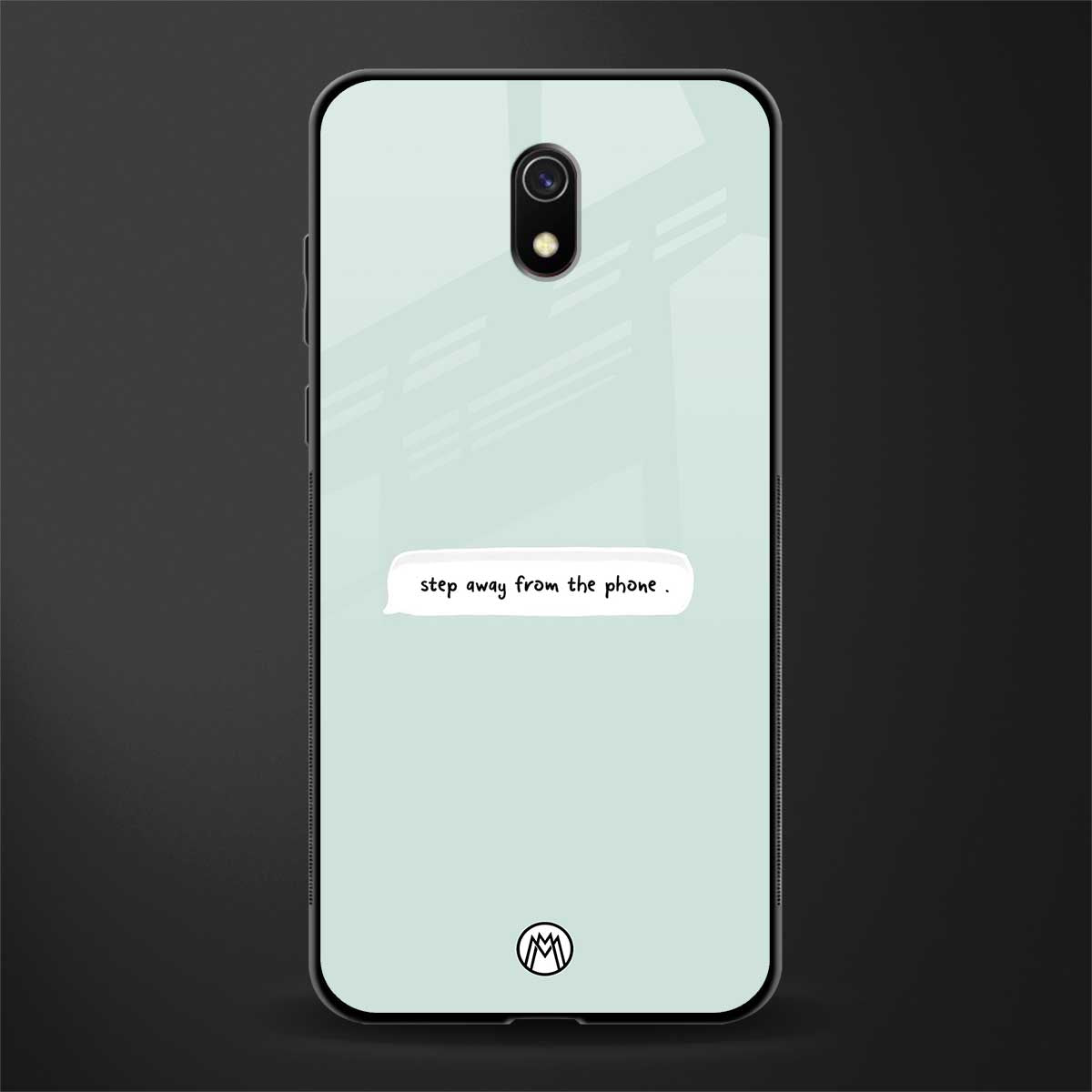 step away from the phone glass case for redmi 8a image