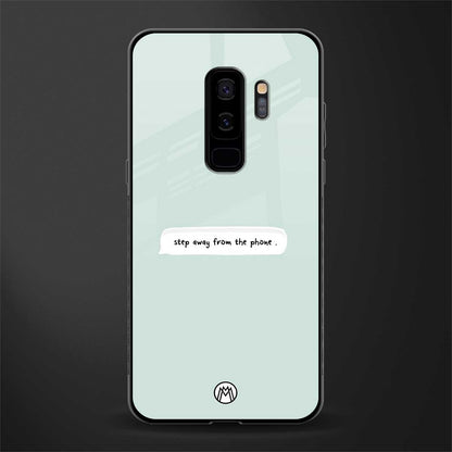 step away from the phone glass case for samsung galaxy s9 plus image