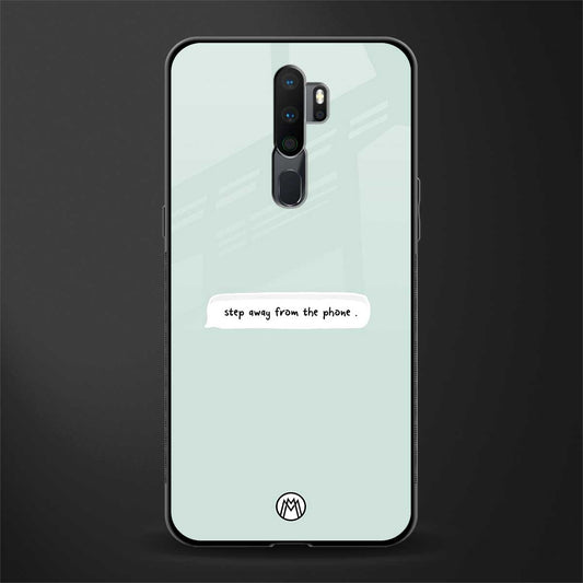 step away from the phone glass case for oppo a5 2020 image