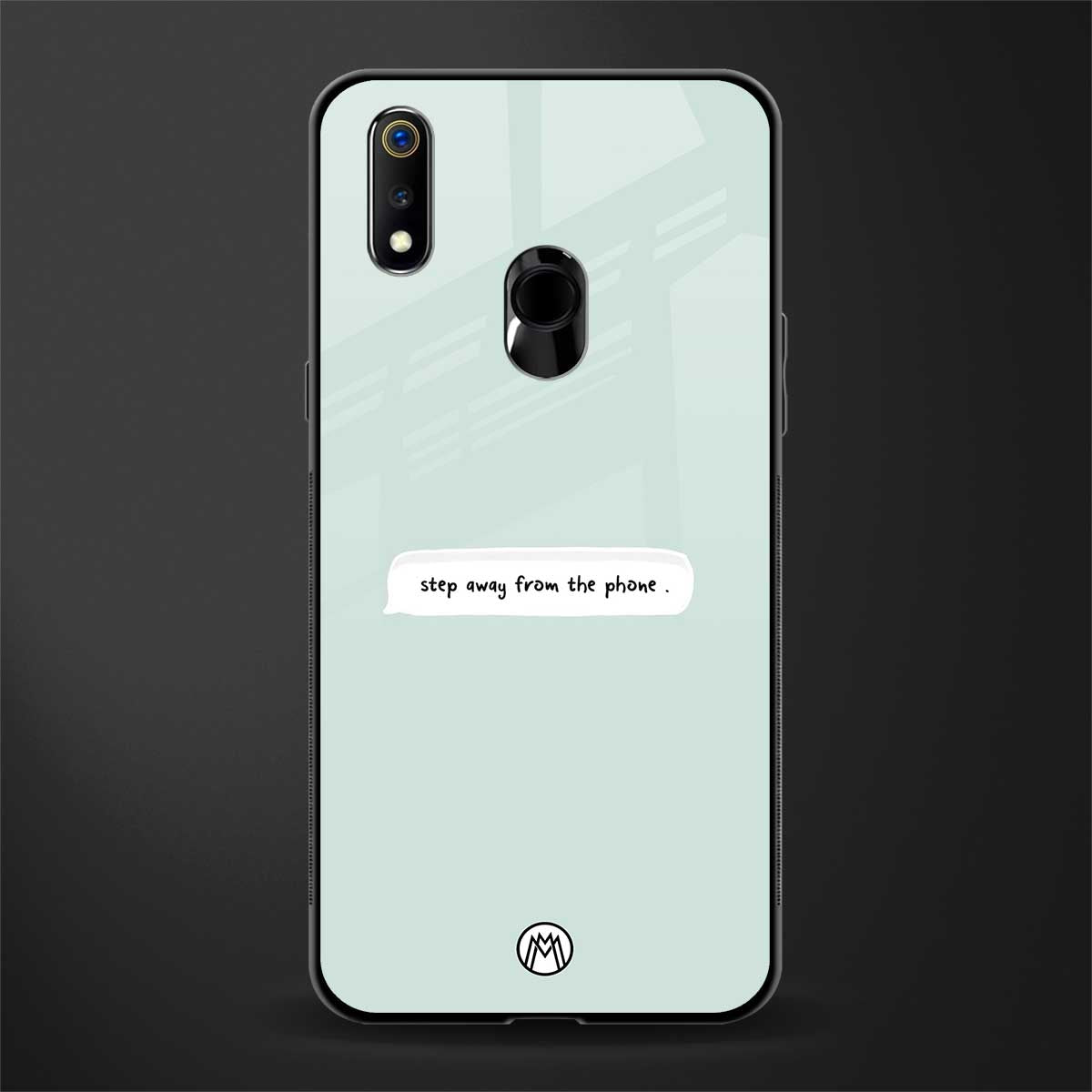 step away from the phone glass case for realme 3 pro image