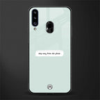 step away from the phone glass case for samsung galaxy a20s image