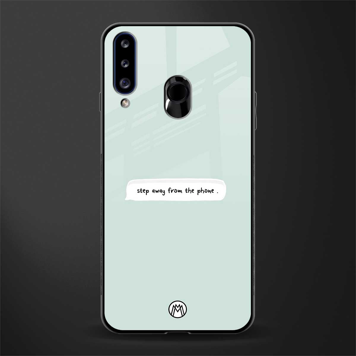 step away from the phone glass case for samsung galaxy a20s image