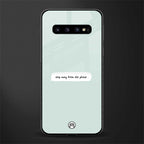 step away from the phone glass case for samsung galaxy s10 plus image