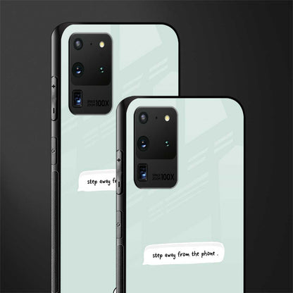 step away from the phone glass case for samsung galaxy s20 ultra image-2