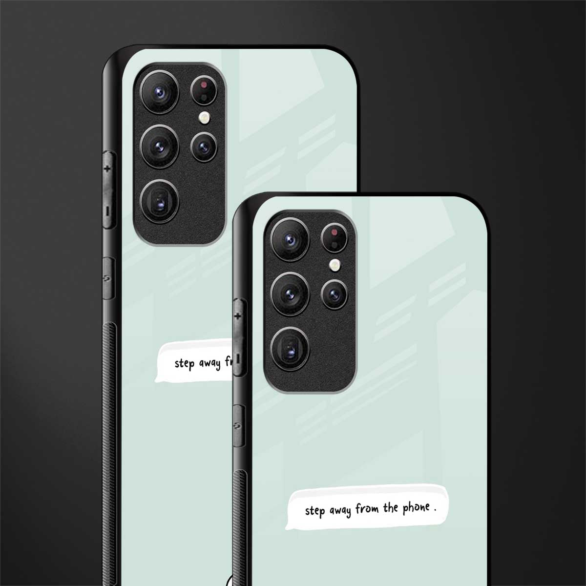 step away from the phone glass case for samsung galaxy s22 ultra 5g image-2