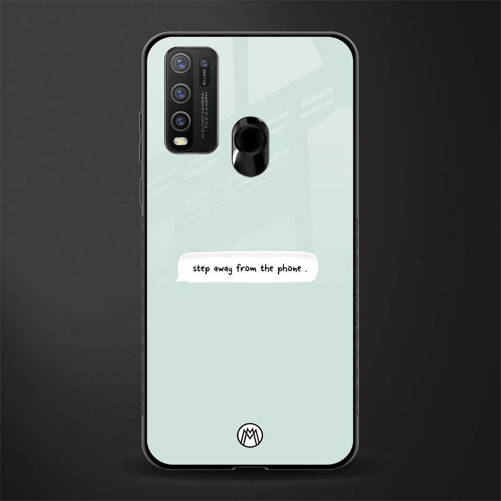 step away from the phone glass case for vivo y50 image