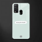 step away from the phone glass case for vivo y50 image