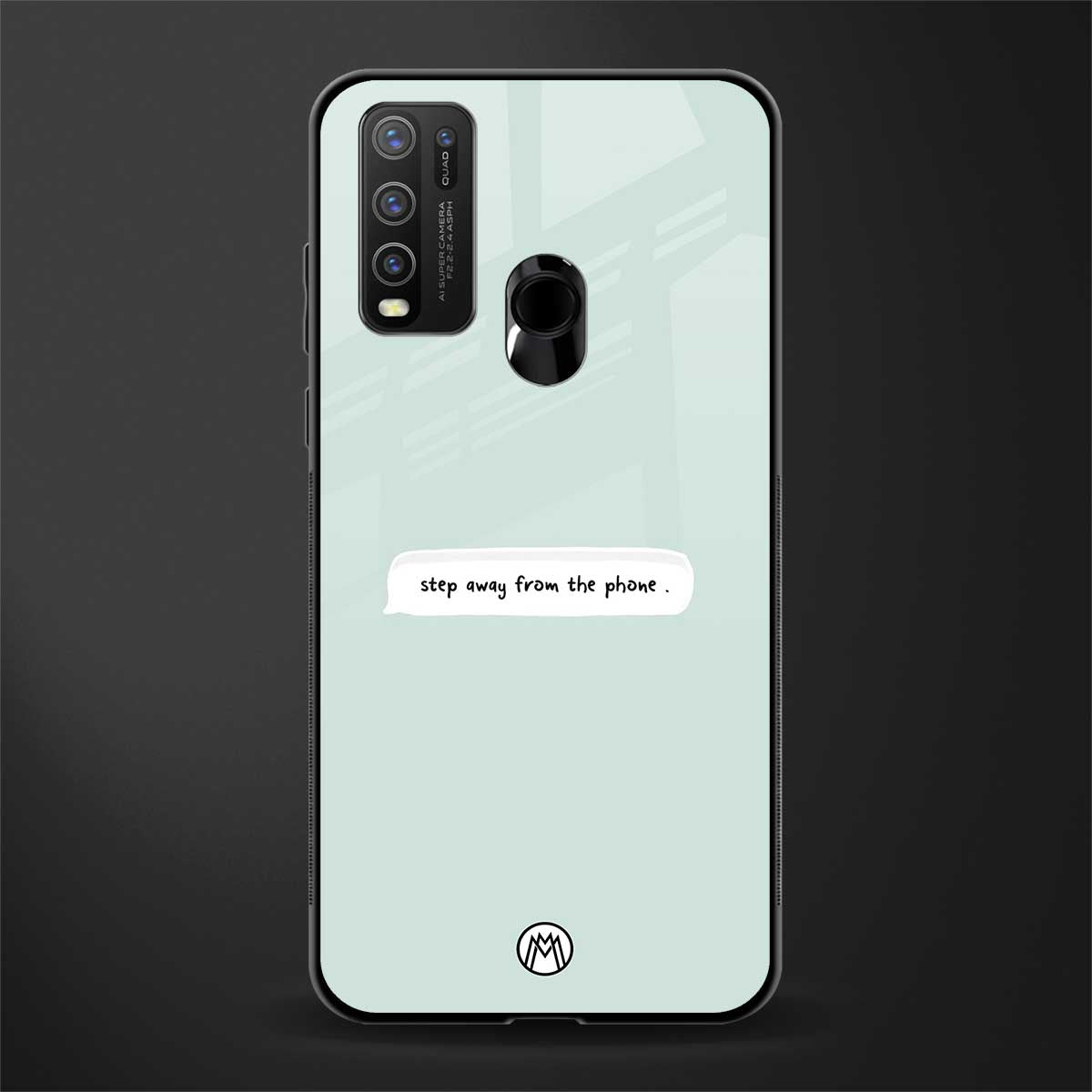 step away from the phone glass case for vivo y50 image