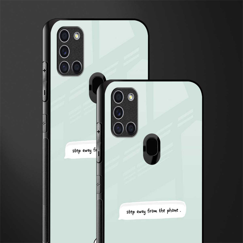 step away from the phone glass case for samsung galaxy a21s image-2