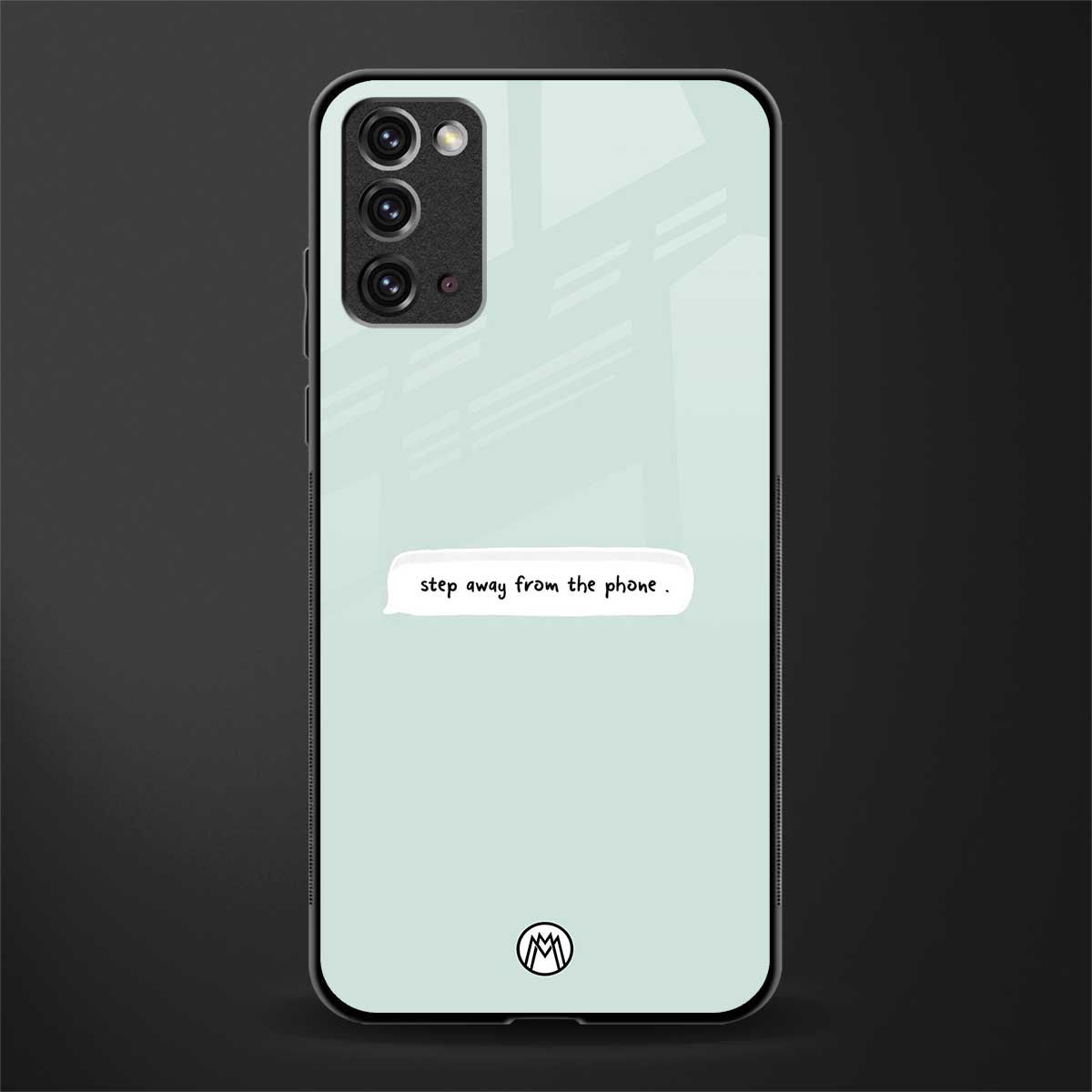 step away from the phone glass case for samsung galaxy note 20 image