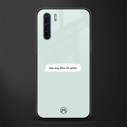 step away from the phone glass case for oppo f15 image