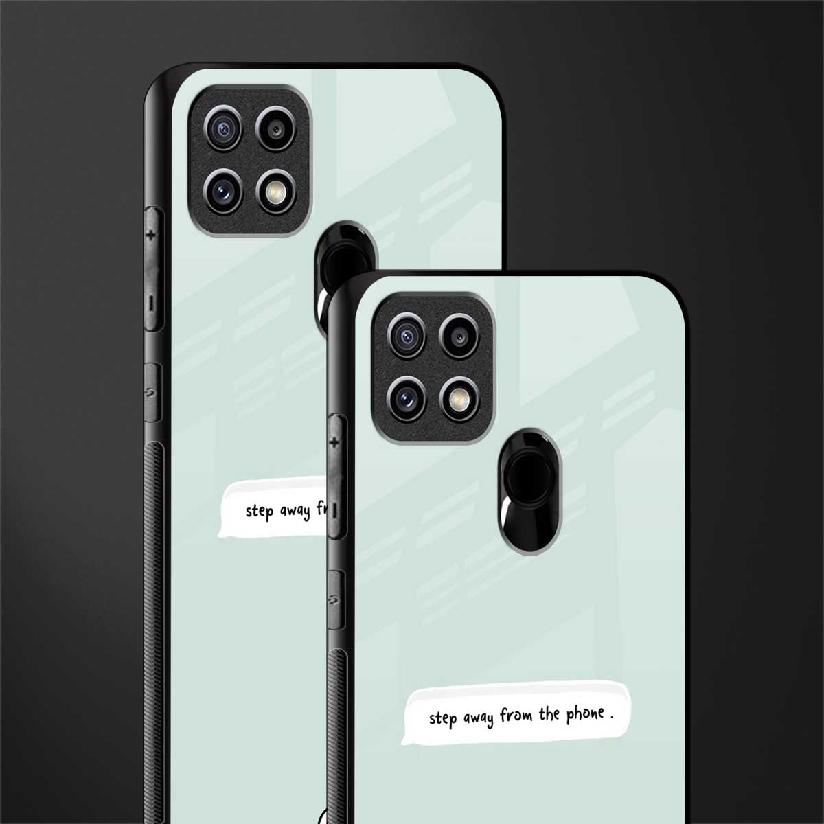 step away from the phone glass case for oppo a15 image-2