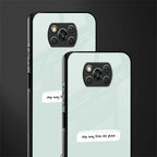 step away from the phone glass case for poco x3 image-2