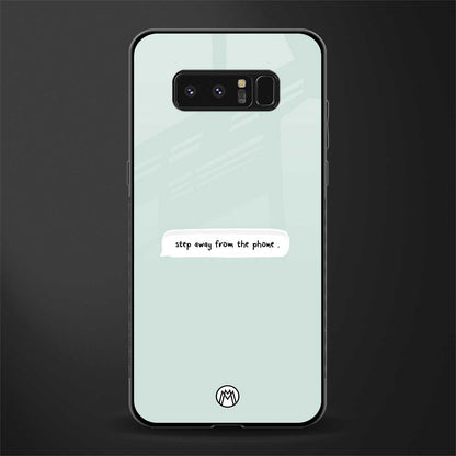 step away from the phone glass case for samsung galaxy note 8 image
