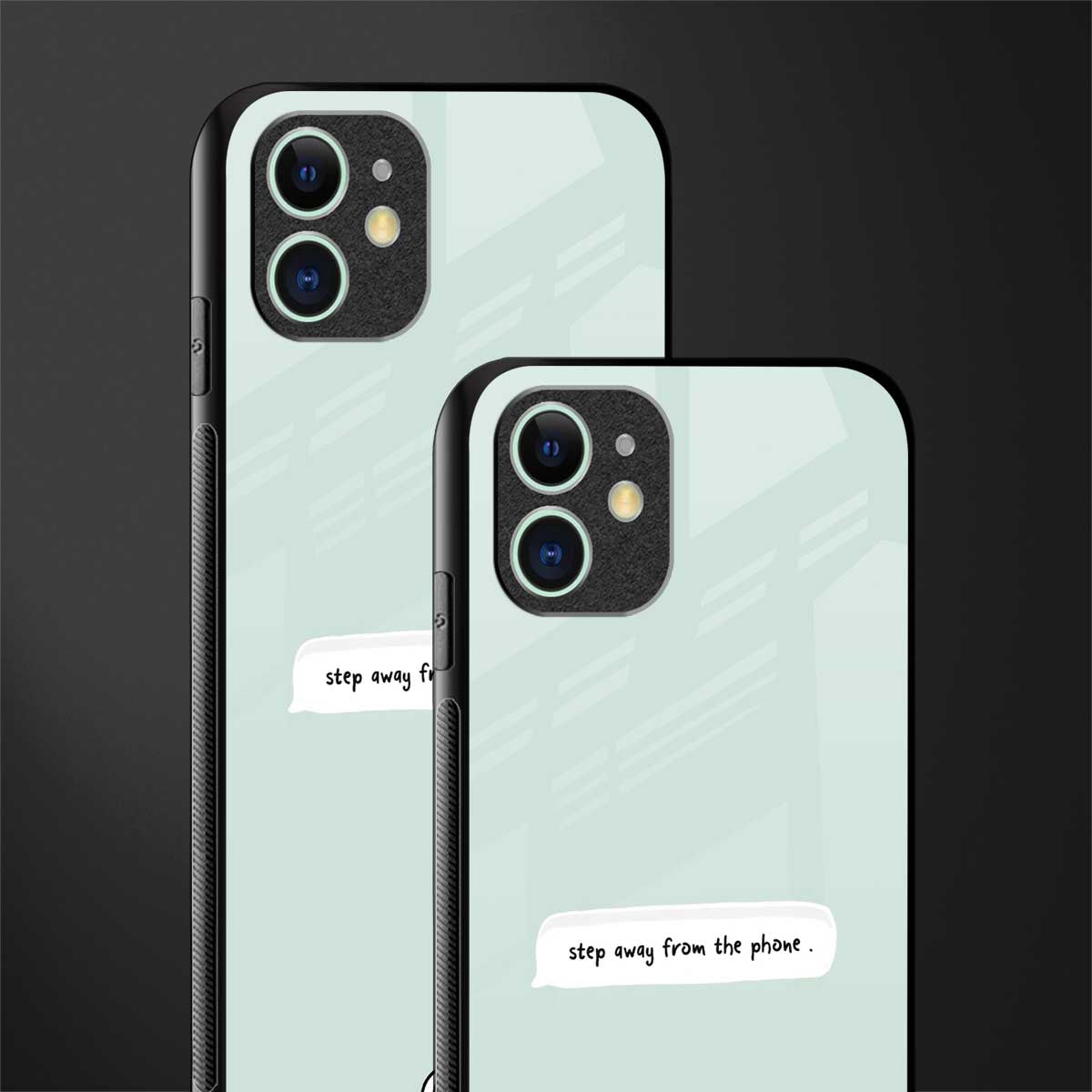 step away from the phone glass case for iphone 11 image-2