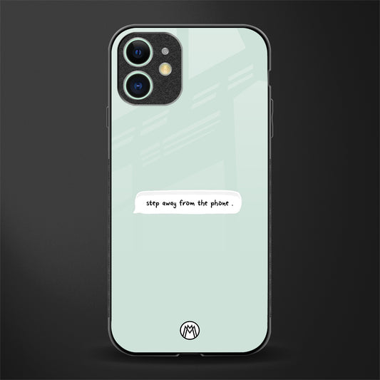 step away from the phone glass case for iphone 11 image