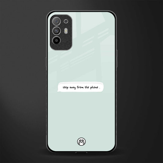 step away from the phone glass case for oppo f19 pro plus image