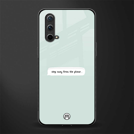 step away from the phone glass case for oneplus nord ce 5g image