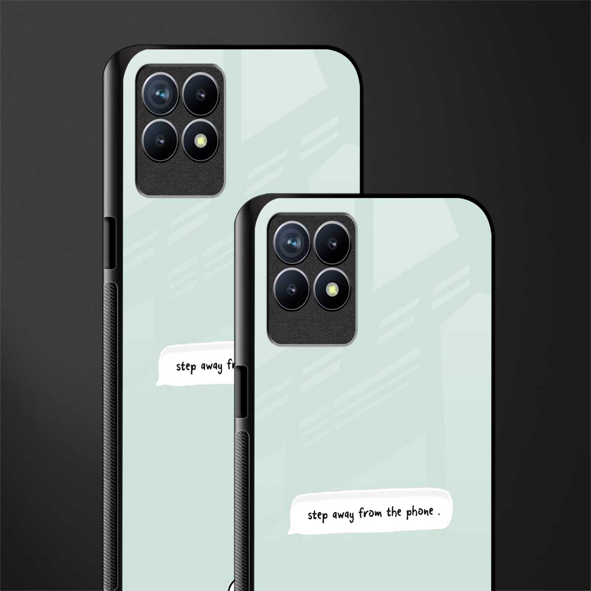 step away from the phone glass case for realme 8i image-2