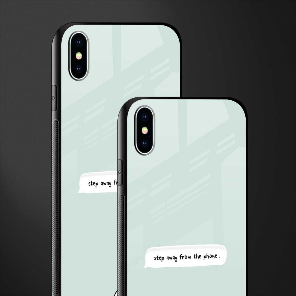 step away from the phone glass case for iphone xs max image-2