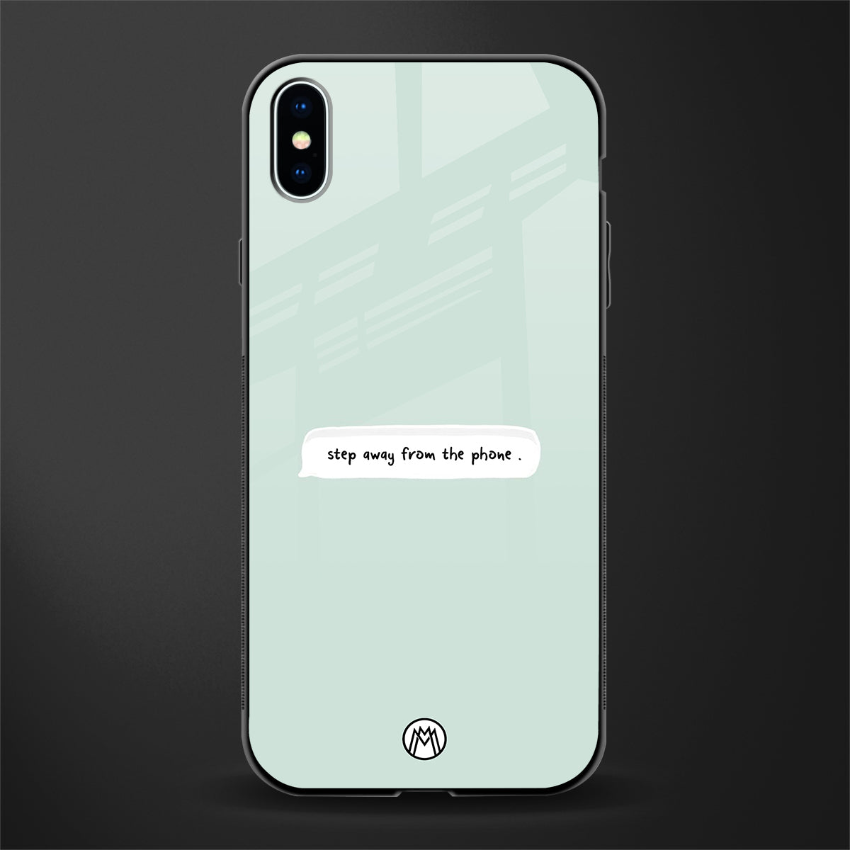 step away from the phone glass case for iphone xs max image