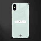 step away from the phone glass case for iphone xs image