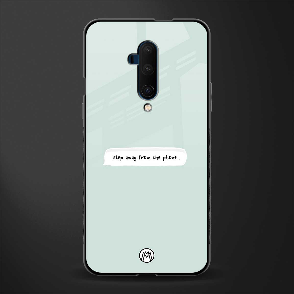 step away from the phone glass case for oneplus 7t pro image