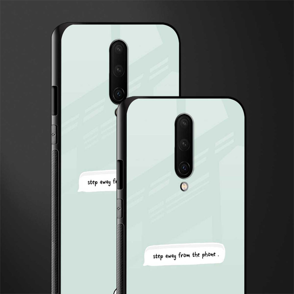 step away from the phone glass case for oneplus 7 pro image-2