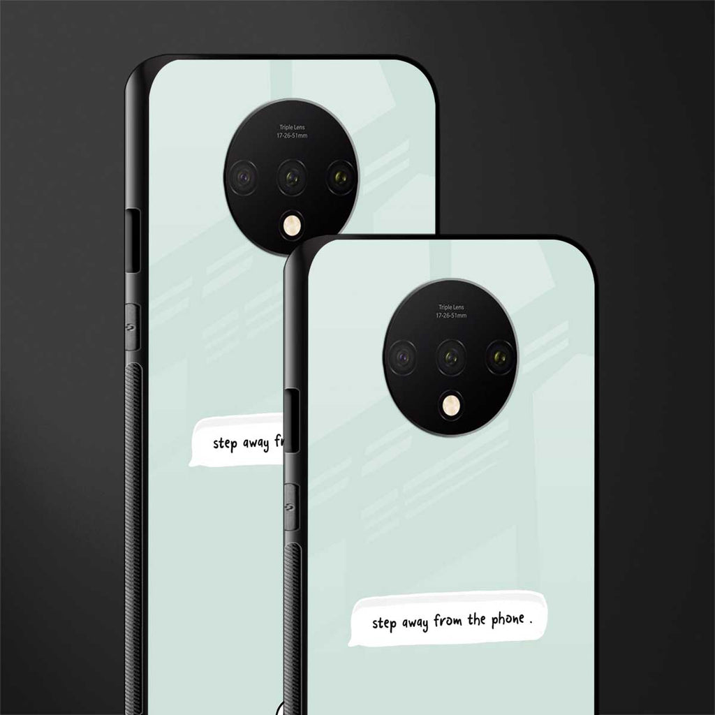 step away from the phone glass case for oneplus 7t image-2