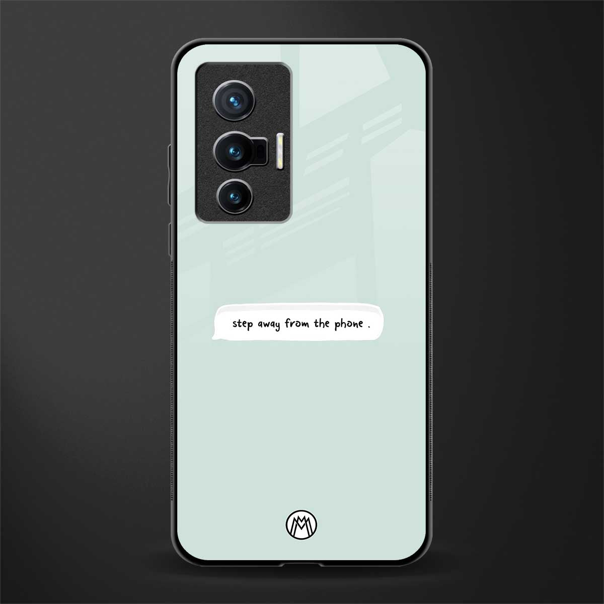 step away from the phone glass case for vivo x70 image
