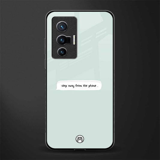 step away from the phone glass case for vivo x70 image