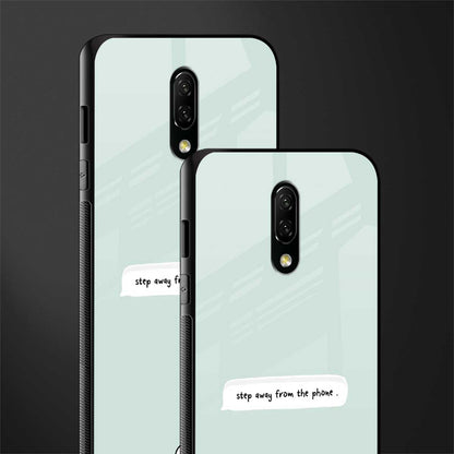step away from the phone glass case for oneplus 7 image-2