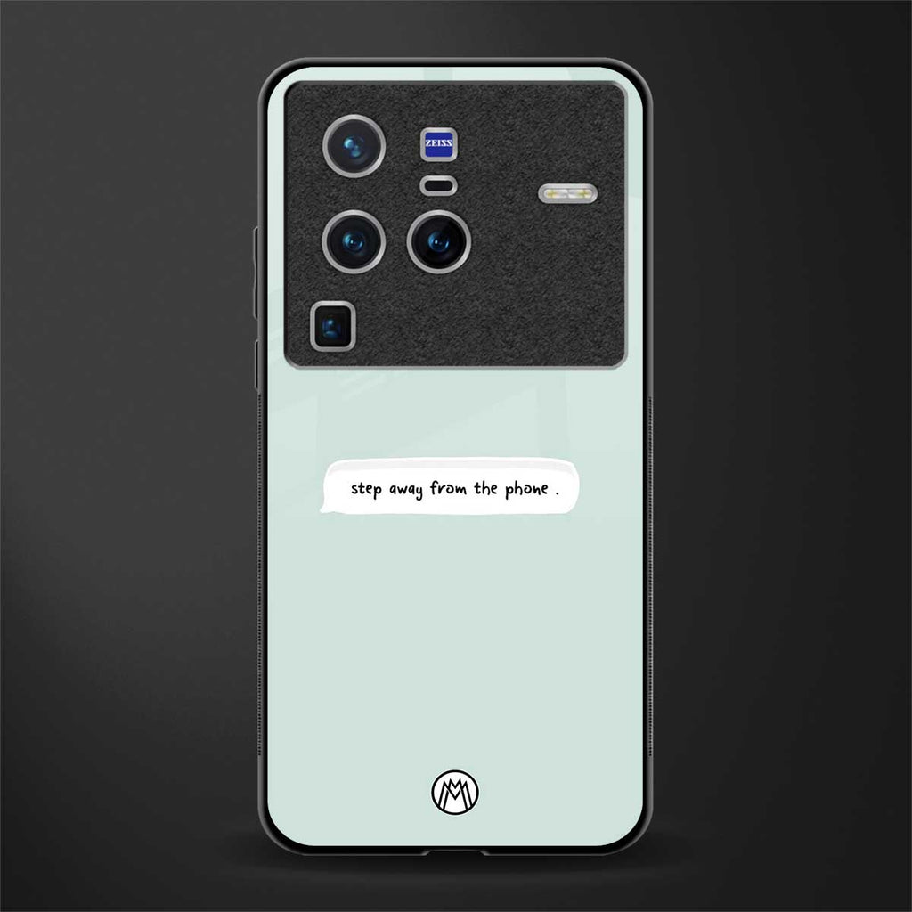 step away from the phone glass case for vivo x80 pro 5g image