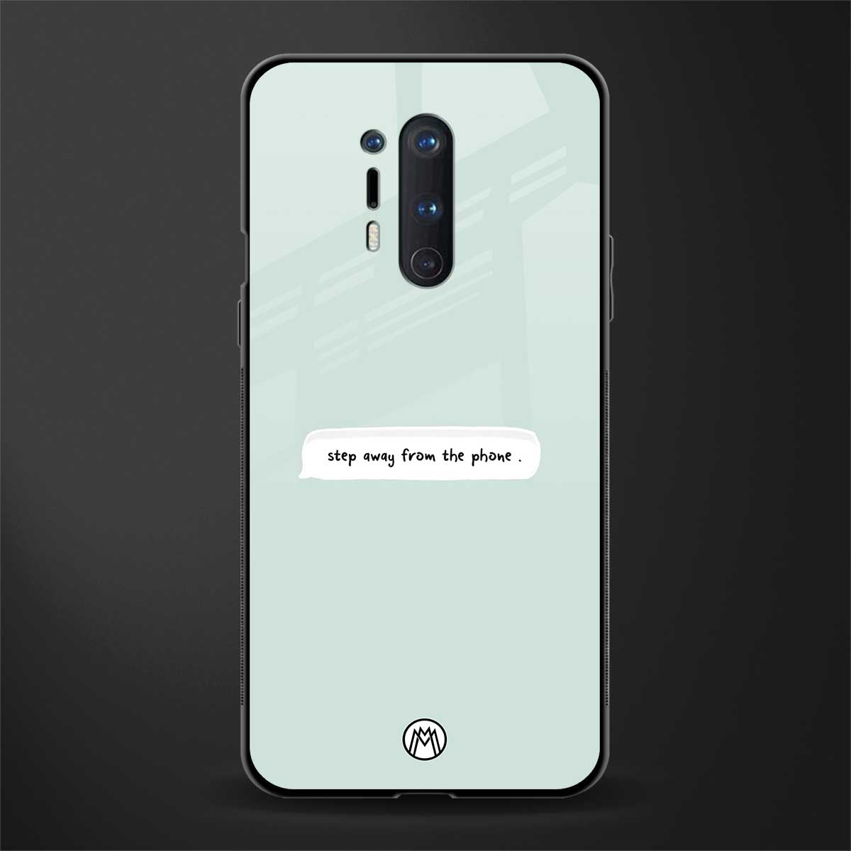 step away from the phone glass case for oneplus 8 pro image