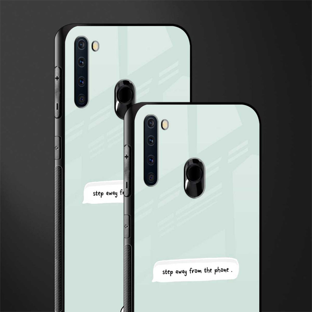 step away from the phone glass case for samsung a21 image-2