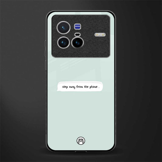 step away from the phone glass case for vivo x80 image