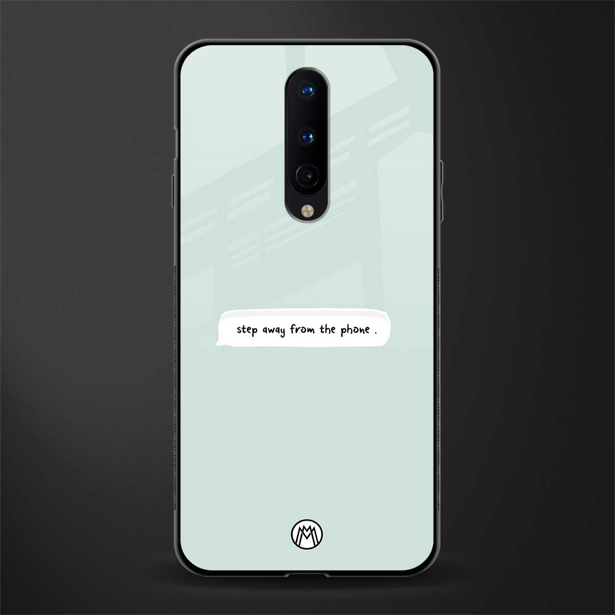 step away from the phone glass case for oneplus 8 image