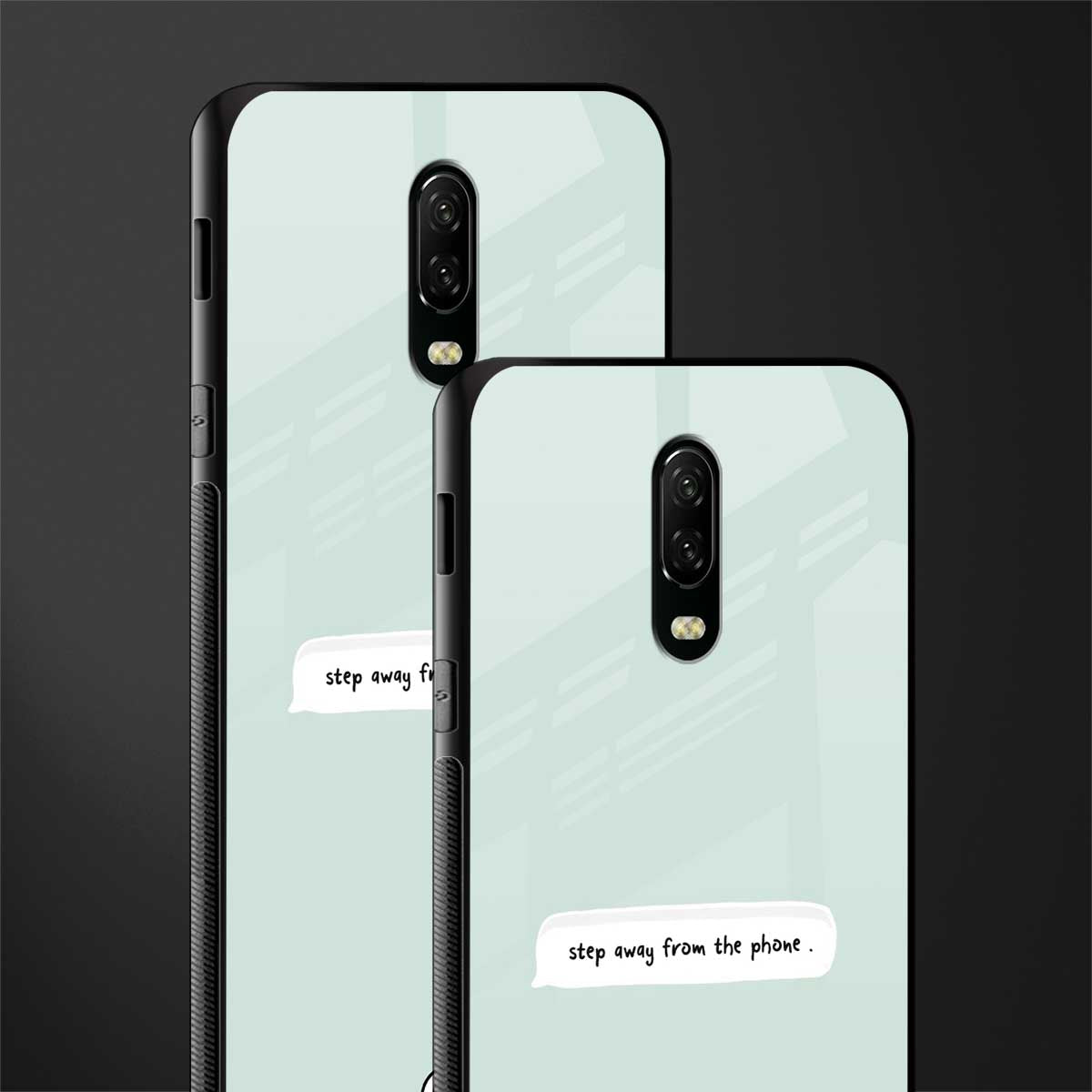 step away from the phone glass case for oneplus 6t image-2
