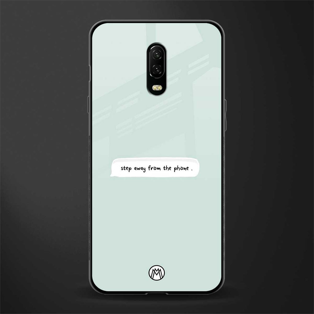 step away from the phone glass case for oneplus 6t image