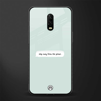 step away from the phone glass case for oneplus 6t image