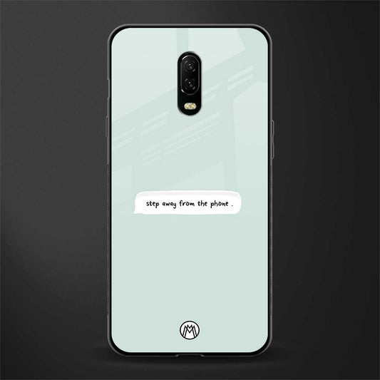step away from the phone glass case for oneplus 6t image