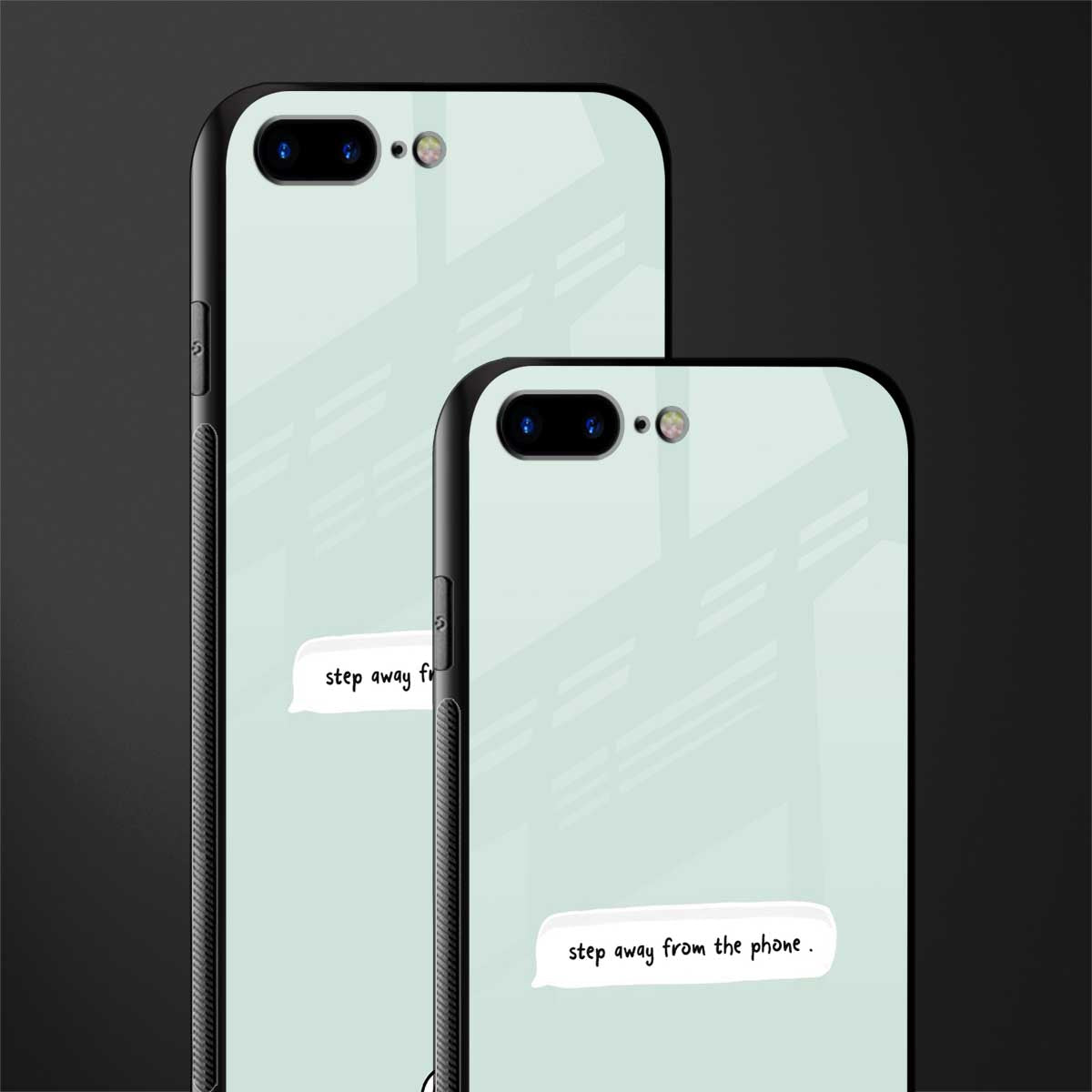 step away from the phone glass case for iphone 7 plus image-2