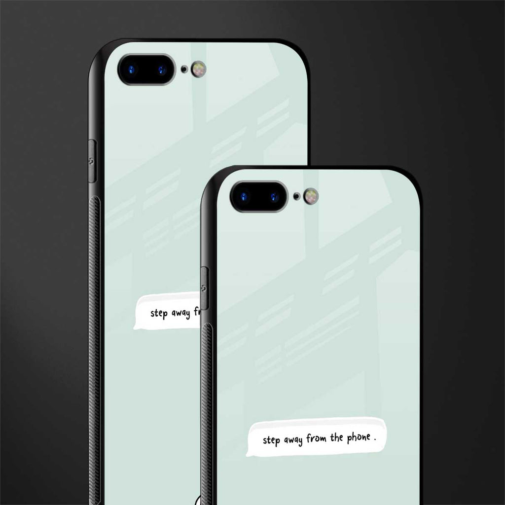 step away from the phone glass case for iphone 8 plus image-2